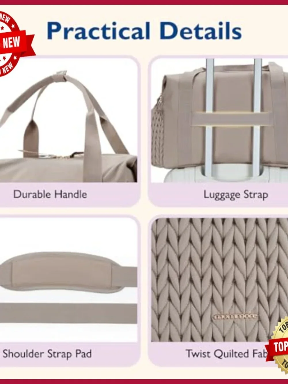 Large Capacity Diaper Tote Bag with Insulated Pockets and Changing Pad
